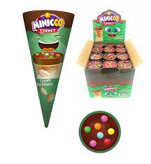 MINICCO CORNET ΧΩΝΑΚΙ ΚΡΕΜΑ ΦΥΣΤΙΚΙΟΥ 24x25gr. (8699462609450)