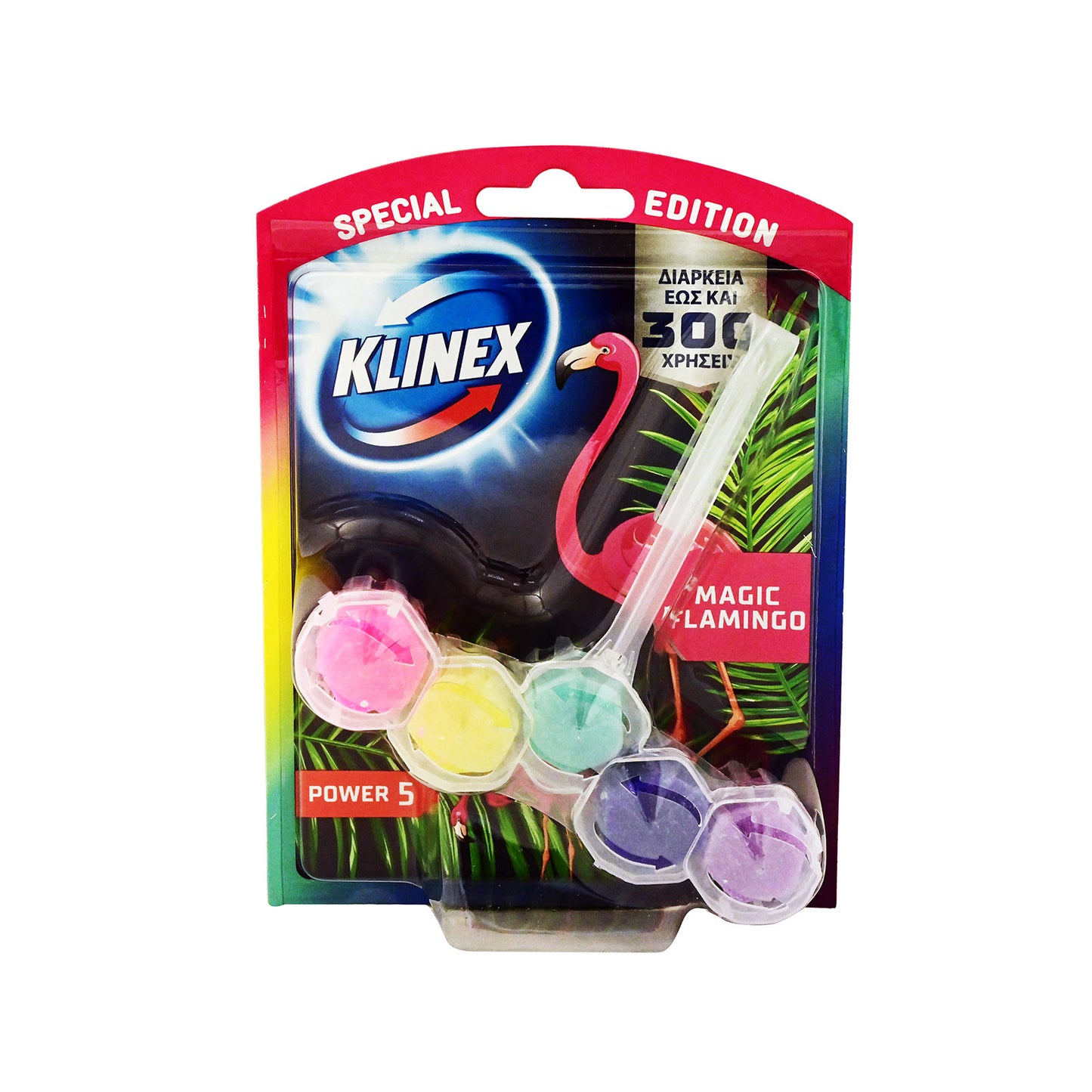 KLINEX WC BLOCK MAGIC FLAMINGO 50ΓΡ 9τ (8720181538469)