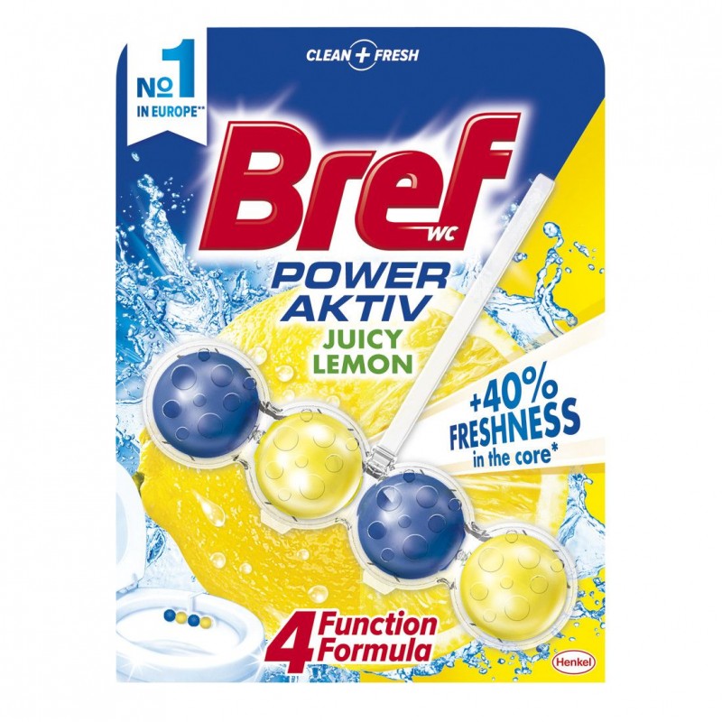 Bref Power Activ Block Basin with Lemon Scent 50gr 10t (8410436151061)