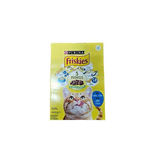 Friskies Κροκέτα με Σολομό & Λαχανικά 400gr 20τ (3010470153950)
