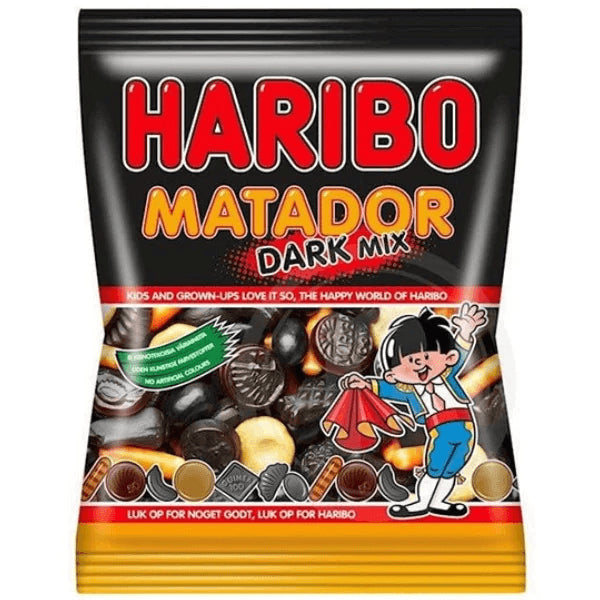 Haribo Ζαχαρωτά Dark Mix 175gr 24τ (3103220059760)