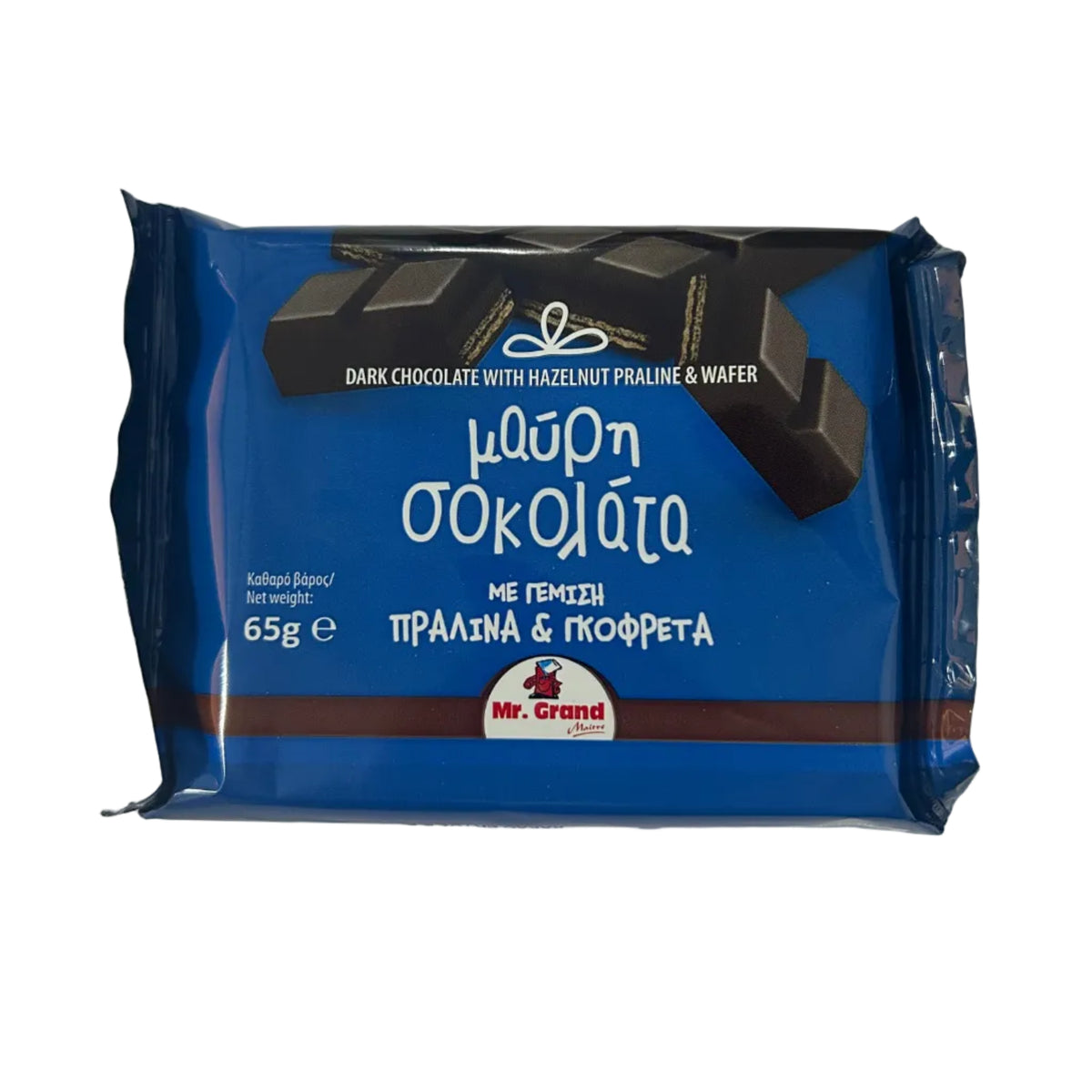 MR GRAND ΣΟΚΟΛΑΤΑ ΥΓΕΙΑΣ 65gr. - (ΓΕΜΙΣΗ ΒΑΦΛΑ ΠΡΑΛΙΝΑ) (Σ16) (5202460081925)
