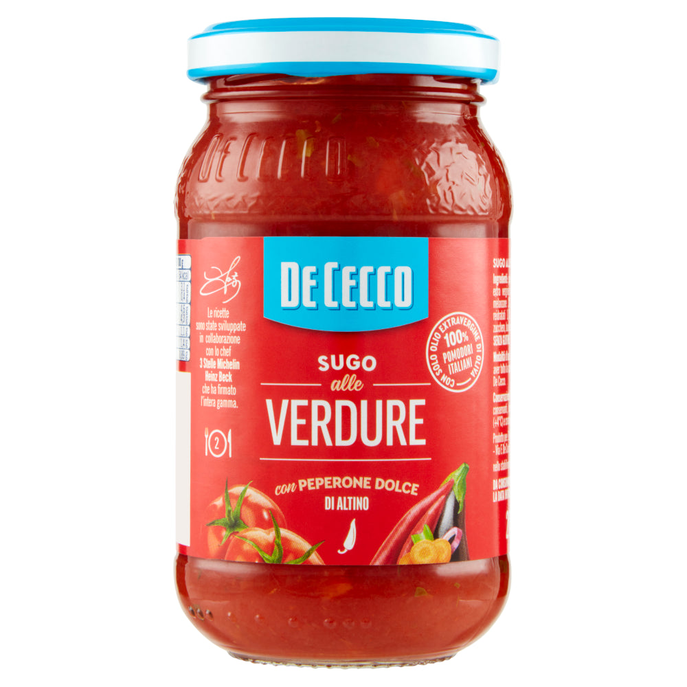 De Cecco Σάλτσα Ζυμαρικών Verdure 200gr 12τ (8001250006837)