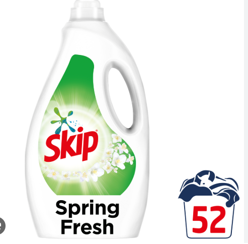 SKIP ΥΓΡΟ ΠΛΥΝΤΗΡΙΟΥ 52 ΜΕΖΟΥΡΕΣ SPRING FRESH 2.6L (ΣΥΣΚ 4) (8720181427428)
