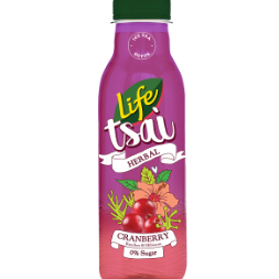 LIFE ΤΣΑΙ ΙΒΙΣΚΟΣ & ΚΡΑΝΜΠΕΡΙ 500ML (Σ12) (5201037404983)