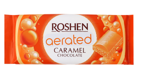 ROSHEN ΣΟΚΟΛΑΤΑ ΛΕΥΚΗ ΚΑΡΑΜΕΛΑ 85ΓΡ (4823077626241)