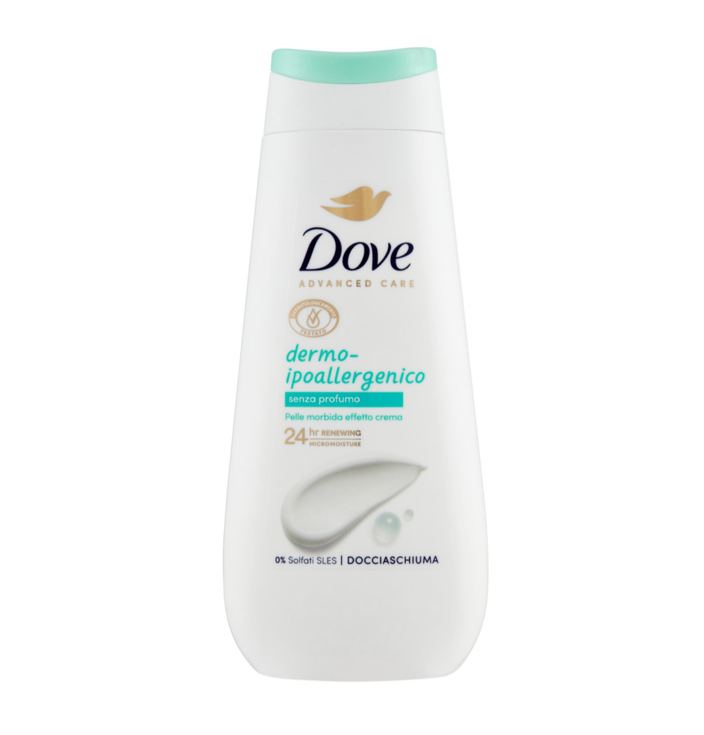 DOVE SHOWER GEL DERMO IPOALLERGENICO 225ml. (8720181465864)