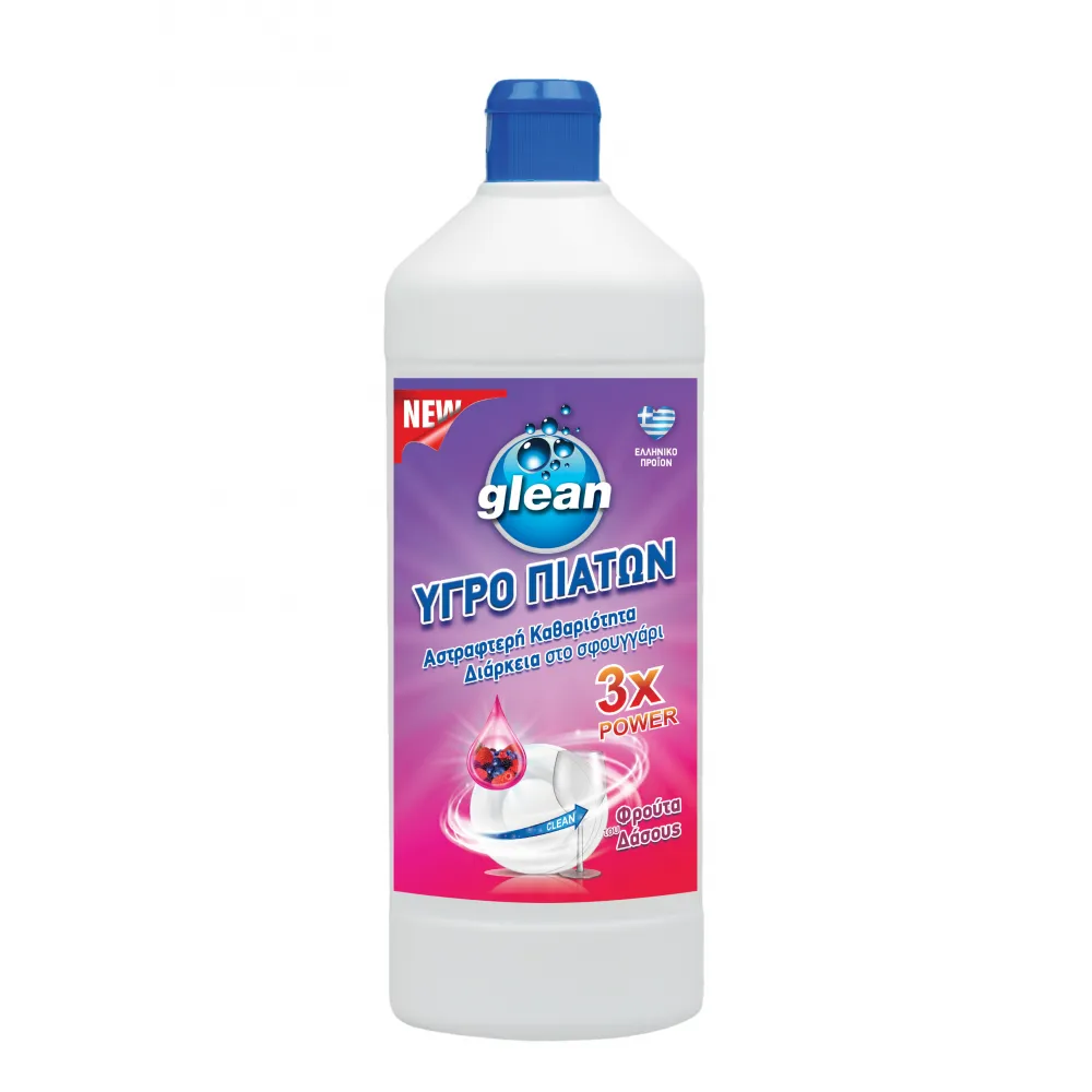 Glean Υγρό Πιάτων Με Άρωμα Φρούτα Του Δάσους 750ml (5206362102238)