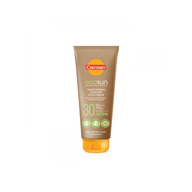 Carroten EcoSun Ενυδατική Αντιηλιακή Κρέμα Προσώπου SPF30+ 50ml (5201314160090)
