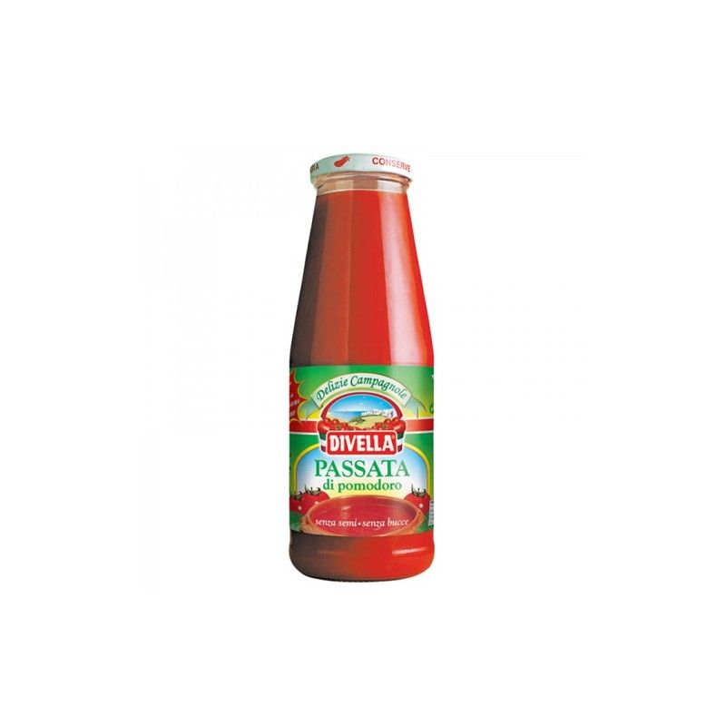 Divella Σάλτσα Μαγειρικής Passata di Pomodoro 680gr Γυάλινο 12τ (8005121210101)