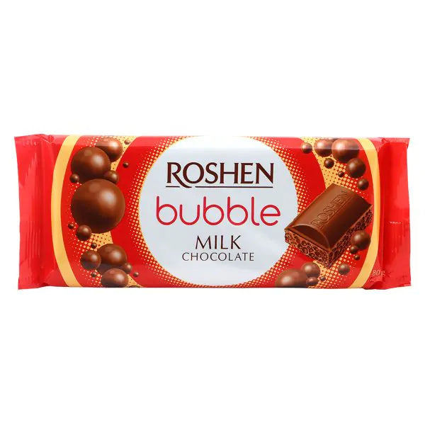 ROSHEN ΣΟΚΟΛΑΤΑ BUBBLE MILK 80ΓΡ (Σ20) (4823077626227)