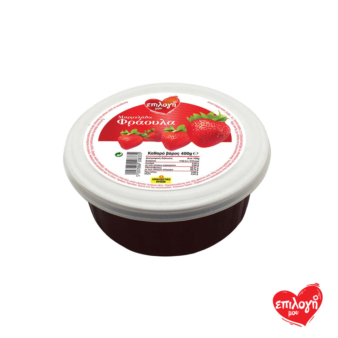 Μαρμελάδα Φράουλα Τάπερ 400gr (5207066108335)