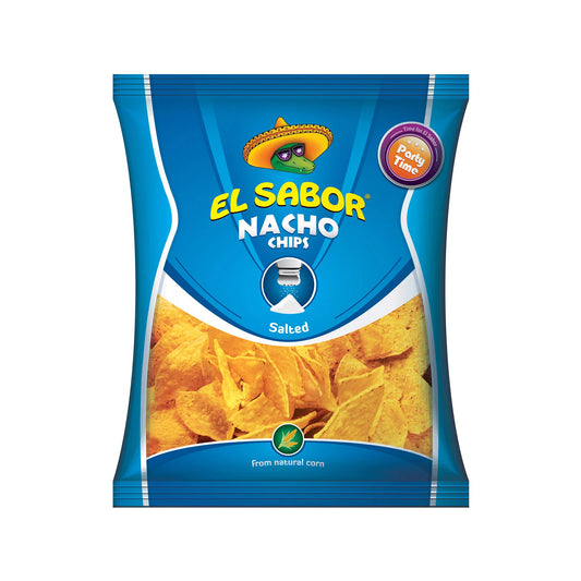 El Sabor Σνακ Καλαμποκιού Nacho Chips Salted 100gr (5202175001096)
