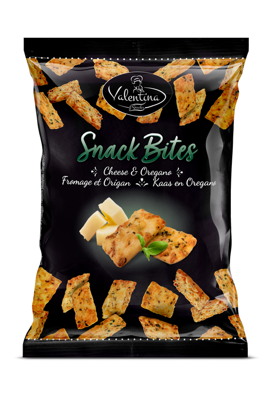 Valentina Cracker Bites Ρίγανη & Τυρί 80gr (8436551191683)