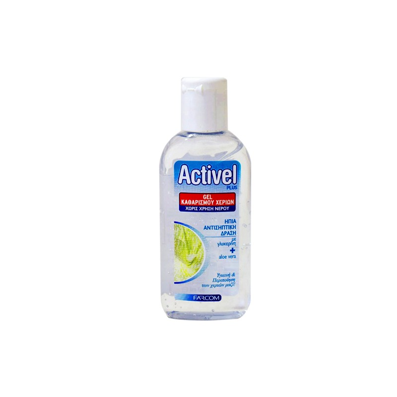 Καθαριστικό Χεριών Gel Farcom Activel Plus 80ml 24τ (5202663192404)