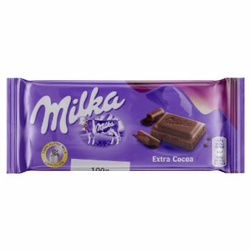 Milka Extra Cocoa Milk Chocolate 100gr 22t (7622210397119)