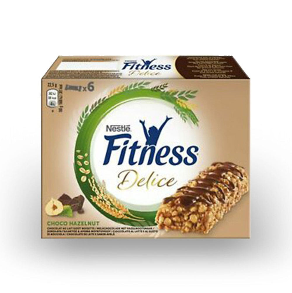 Nestle Fitness Delice Cereal Bar Hazelnut 6x22.5gr 18t (5900020024213)