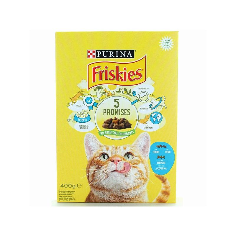 Friskies Κροκέτα με τόνο & λαχανικά 400gr 20τ (7613033280399)