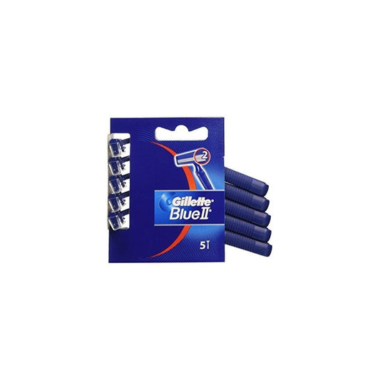 Gillette Blue II Ξυραφάκια μιας Χρήσης με 2 Λεπίδες 5τμχ 20τ (7702018474738)