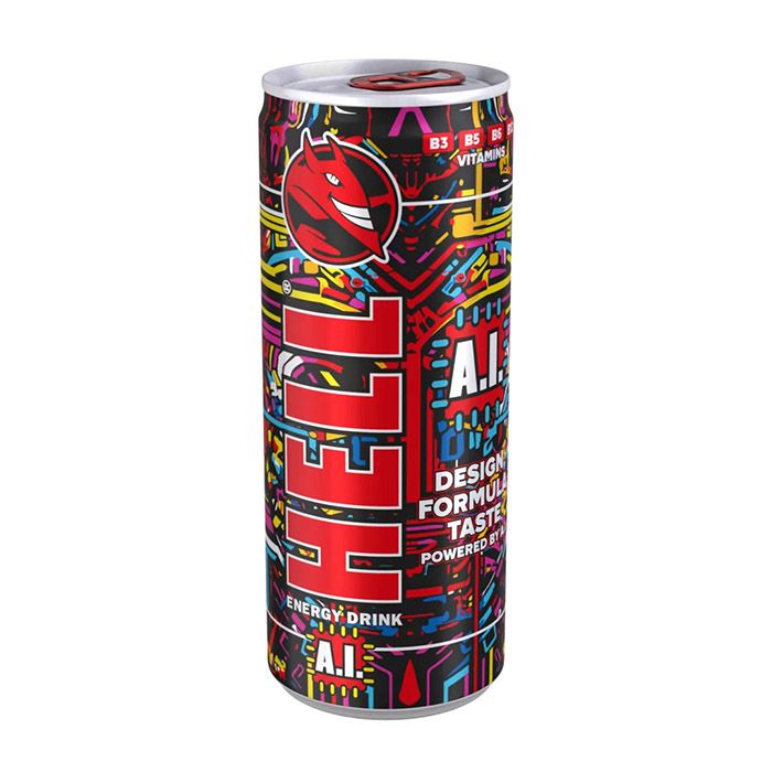 Hell Κουτί Energy Drink A.I. 250ml 24τ (5999571051793)
