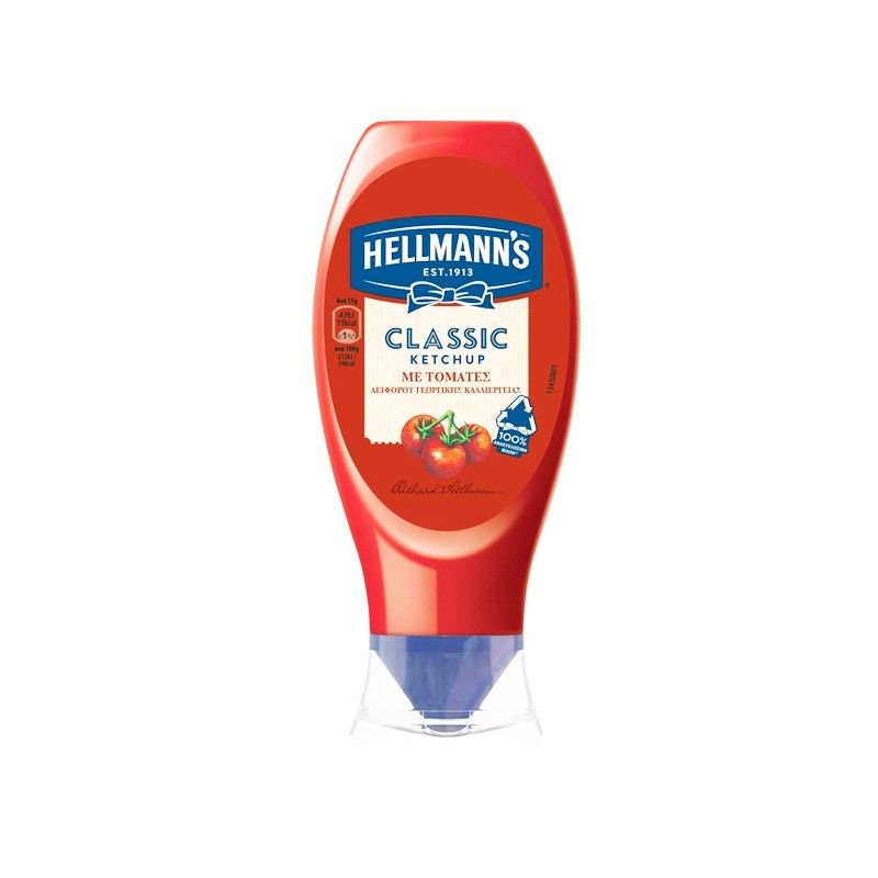 Hellmann's Ketchup Top down 250gr 12t (8720182426734)