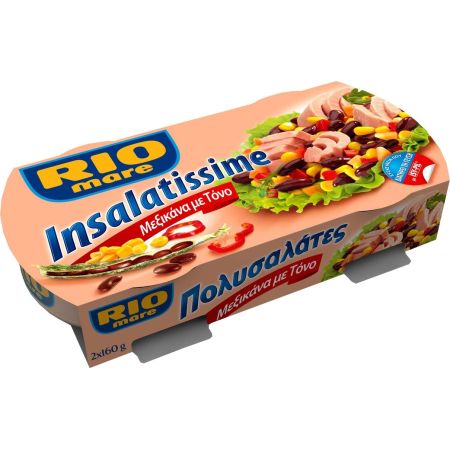 Tuna salad Rio Mare Insalatissime Mexicana 2x160gr 18s (8004030770041)