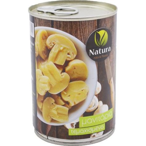Natura Flavors Μανιτάρια Τεμαχισμένα 400gr (5213006893315)