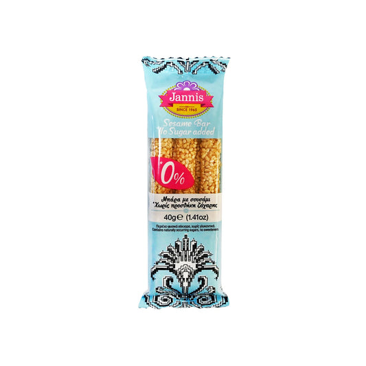 Jannis Pastelli With Sesame & 0% Sugar 40gr 10t (5201041023934)