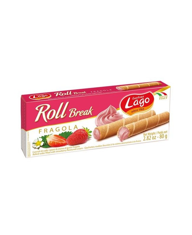 Lago Roll Break Strawberry 80gr 24t (8004800005236)