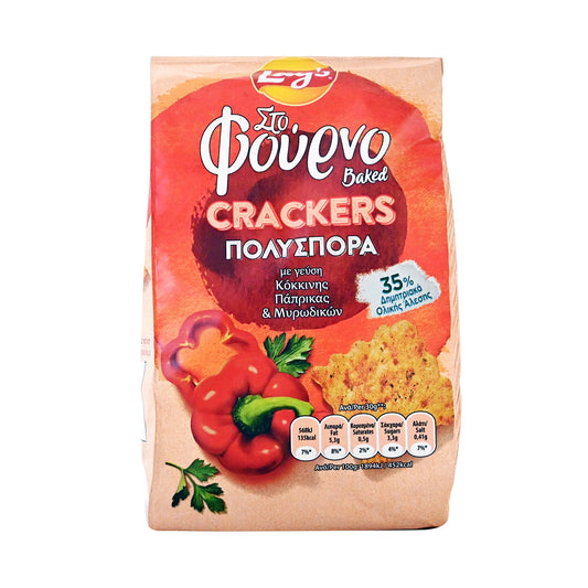 Lay's Crackers Multiseed Baked in the Oven Paprika 80gr 12t (5201024788539)