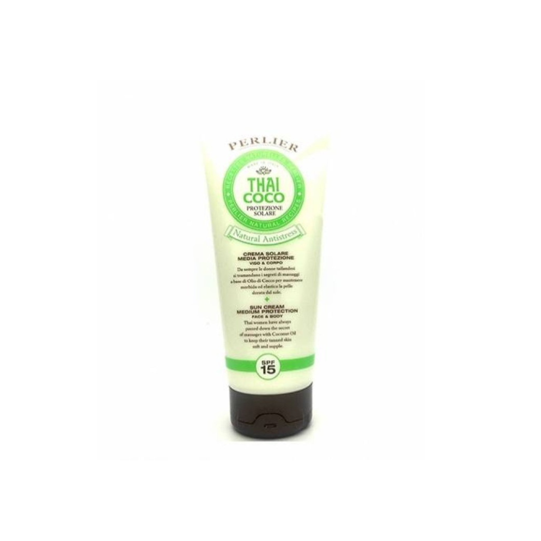 Perlier Thai Coco Sun Protection Cream SPF15 200ml (8009740873037)