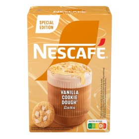 NESCAFE LATTE VANILLA COOKIE DOUCH 7*19.5ΓΡ 6τ (8445291292147)