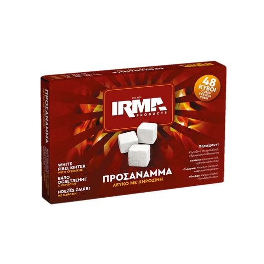 Προσάναμμα Λευκό Κηροζίνης 48 Κύβων (5207043000614)
