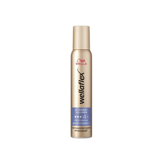 Wella Wellaflex 2-Day Volume Mousse 4 Extra Strong Hold 200ml 6τ (4064666847863)