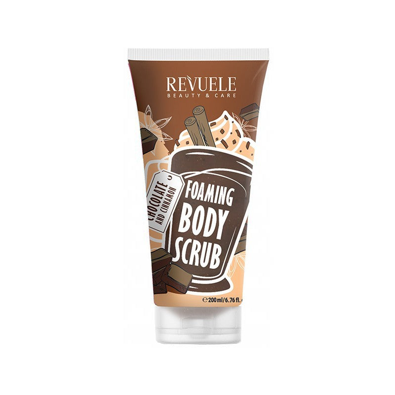 Revuele Foaming Body Scrub Chocolate & Cinnamon 200ml (5060565103306)