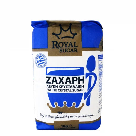 Royal Sugar ΖΑΧΑΡΗ λευκή κρυσταλλική 1kg 10τ (5200120912039)