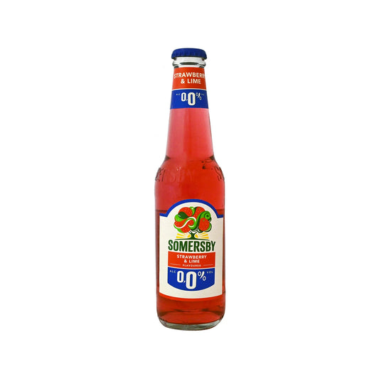 SOMERSBY STRAWBERRY & LIME ΦΙΑΛΗ 0% 330ML 24τ (8600331002128)