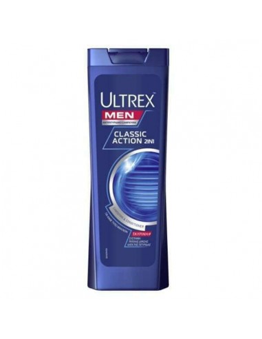 Ultrex Men Classic Action 2 in 1 Anti-Dandruff Shampoo & Conditioner for All Hair Types 360ml 12t (8710447246771)