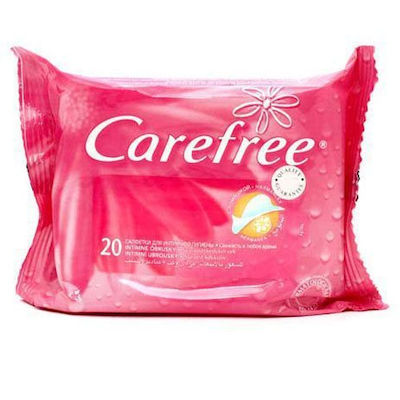 Μαντηλάκια CareFree Aloe Vera για την Ευαίσθητη Περιοχή 20τμχ 12τ (3574660252309)