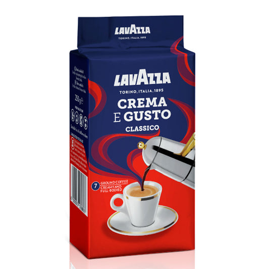 Lavazza Καφές Crema E Gusto Αλεσμένος 250gr 12τ (8000070038769)