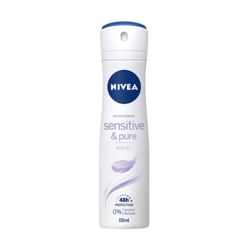 Nivea Sensitive Pure Spray 150ml 6t (4005900457318)