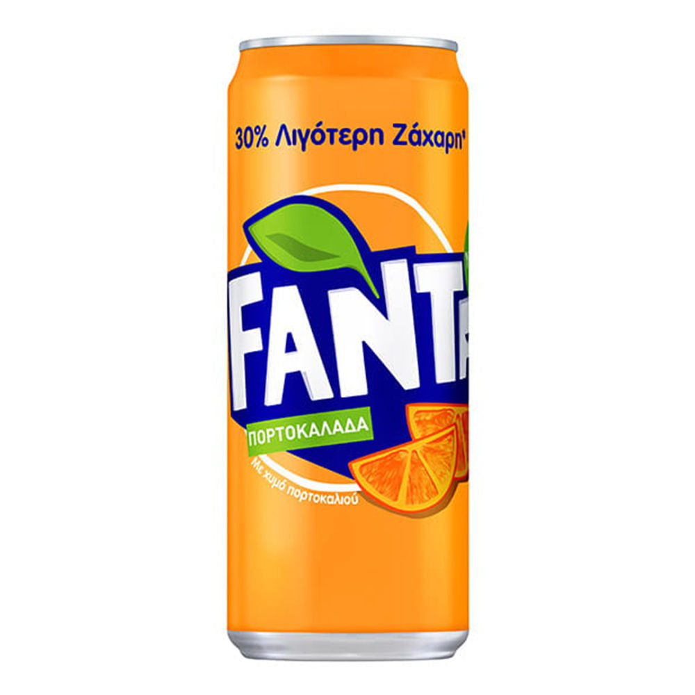 Fanta Can of Orange Soda 330ml 24t (1001003007)