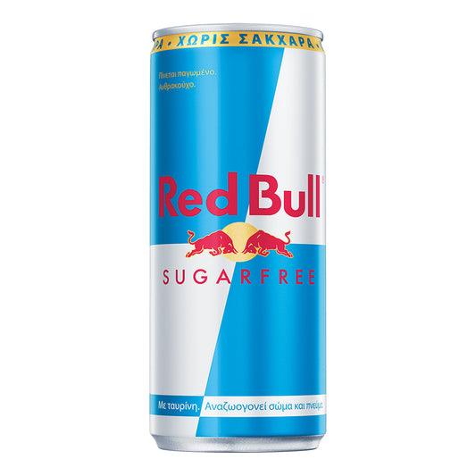 Red Bull Energy Drink Sugarfree 250ml 24τ (9002490231477)