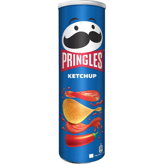 Pringles Chips with Ketchup Flavor 165gr 19t (5053990121922)