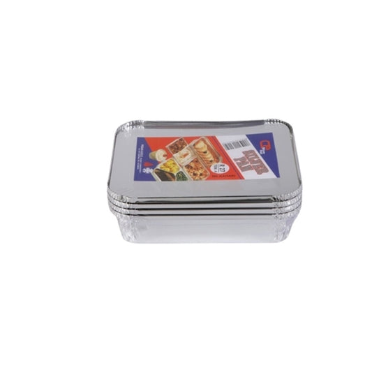 Silver Pan R27 Σκεύος Αλουμινίου 4τμχ με Καπάκι (5202391162250)