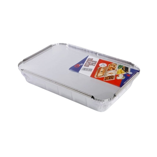 Silver Pan R33 Σκεύος Αλουμινίου 3τμχ με Καπάκι (5202391162045)