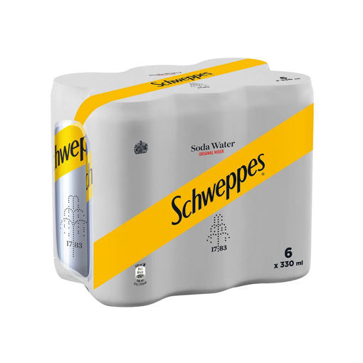 Schweppes Soda 6x330ml 4s (5449000304582)