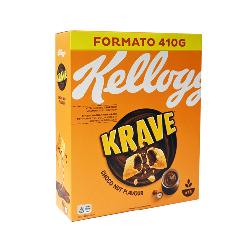 Kellogs Krave Choco Nut 410gr 10t (5059319002323)