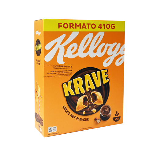 Kellogs Krave Choco Nut 410gr 10τ (5059319002323)