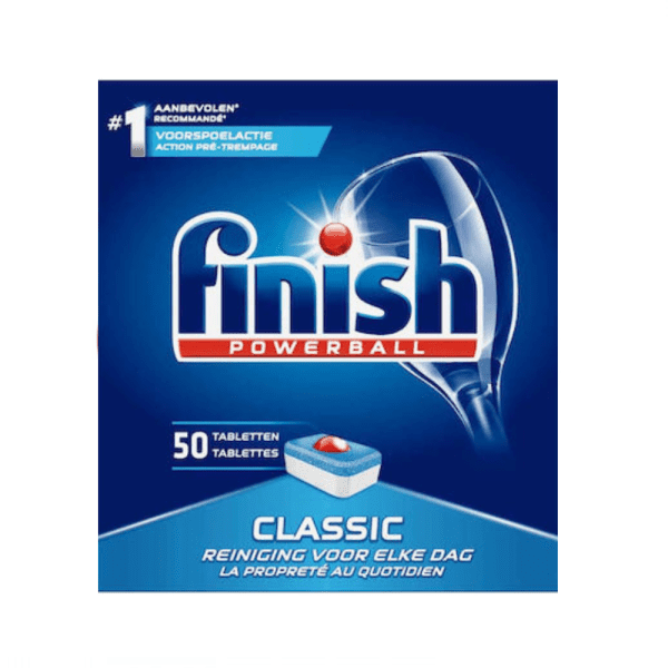 Finish Powerball Classic 50 Dishwasher Capsules (5410036306994)